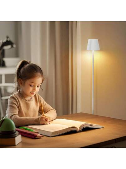 Vloer Lamp Living Room LED Dimmable St ing Verlichting Moderne USB Rechargeable Wit Temperatures, Bedroom, Study Office 125 Cm view 7