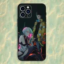 Custodia per telefono Cyberpunk Game E-Edgerunners, compatibile con 16, 15, 14, 13, 12, 11 Plus, Pro Max, XS, X, XR, SE, Mini, 8, 7, in morbido silicone nero - Z3 - Visualizzare 4