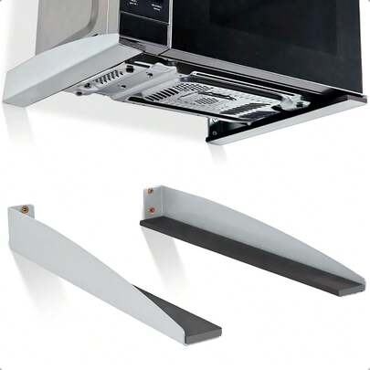 Loja da Isa Suporte Rack Para Micro-ondas Forno De Parede Universal Em Aço Navan