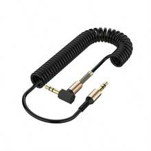 3.5mm Audio Cable Jack 3.5 Aux Cable Male To Male Speaker Headphone For Phone Car MP3/ 4 Mobile Phone Aux Cord Wire - màu đen - Xem 1