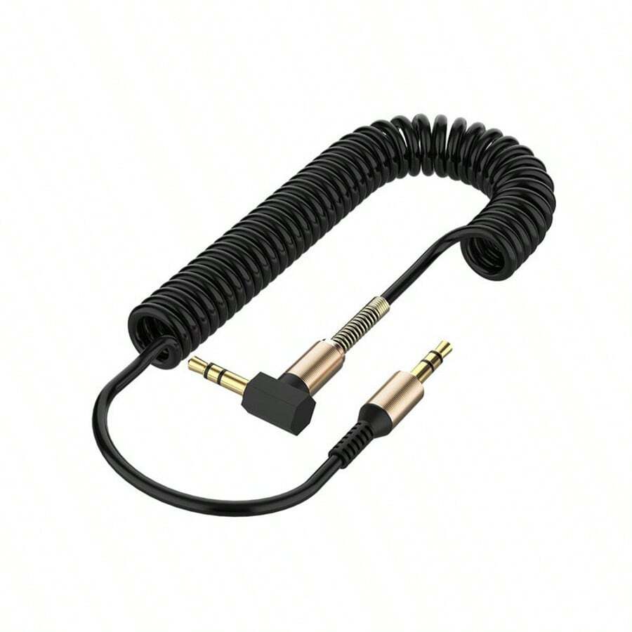 3.5mm Audio Cable Jack 3.5 Aux Cable Male To Male Speaker Headphone For Phone Car MP3/ 4 Mobile Phone Aux Cord Wire - màu đen - Xem 1