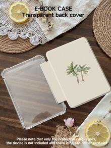 Ayotu Two Coconut Trees Case Compatible With IPad 10.2 Inch 2021/2020 IPad 9th/8th Generation,Compatible With Samsung Galaxy Tab A8 10.5 Inch 2022,Compatible With Lenovo Tab,With Pen Holder,Compatible With Kindle(Without Pen Holder),Supports Automatic Sleep/Wake Lid,Fashion Protective Case