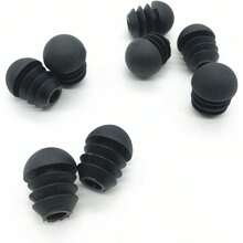 Round Tube Plugs (Outer Diameter 19 Mm), 14 Round Sheet Plugs With Round Spherical Heads, Saddle Plugs, Polyethylene Plastic Tube Caps, Suitable For Pallets And