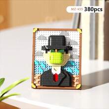 1 Painting Building Block, DIY Painting Building Blocks ,Starry Sky, Young Girl, Sea Wave,Mountains, Building Block, Birthday Gift,Painting Lover Desktop Decoration,Living Room Decoration,Office Desktop Ornament.