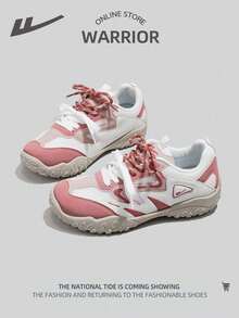 WARRIOR 1 para sportowych butów sznurowanych, czarne, niskie trampki do biegania na świeżym powietrzu, oddychająca siateczka, lekkie, miękkie podeszwy butów do chodzenia