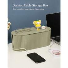 Cable Wire Cord Storage Box Case Management Plug Socket Tidy Safety Organiser