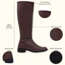 Schiareli Women Pant Boots - Màu nâu  Mocha - Xem 2