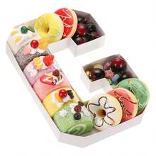 1pc Numeric Candy Box, Reusable Cake Box, Can Be Filled With Fruit Cake, Suitable For Birthday, Party, Gathering, Weekend Party, Anniversary And Other Events