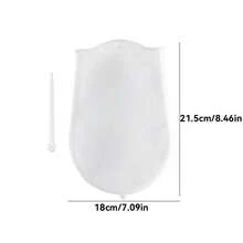 1pc Kitchen Silicone And Dough Bag, Baking Dough Bag, Non Stick Dough Kneading, Preventing Flour From Spilling - Suitable For Use In Bakeries, Homes, And Restaurants - White - View 9