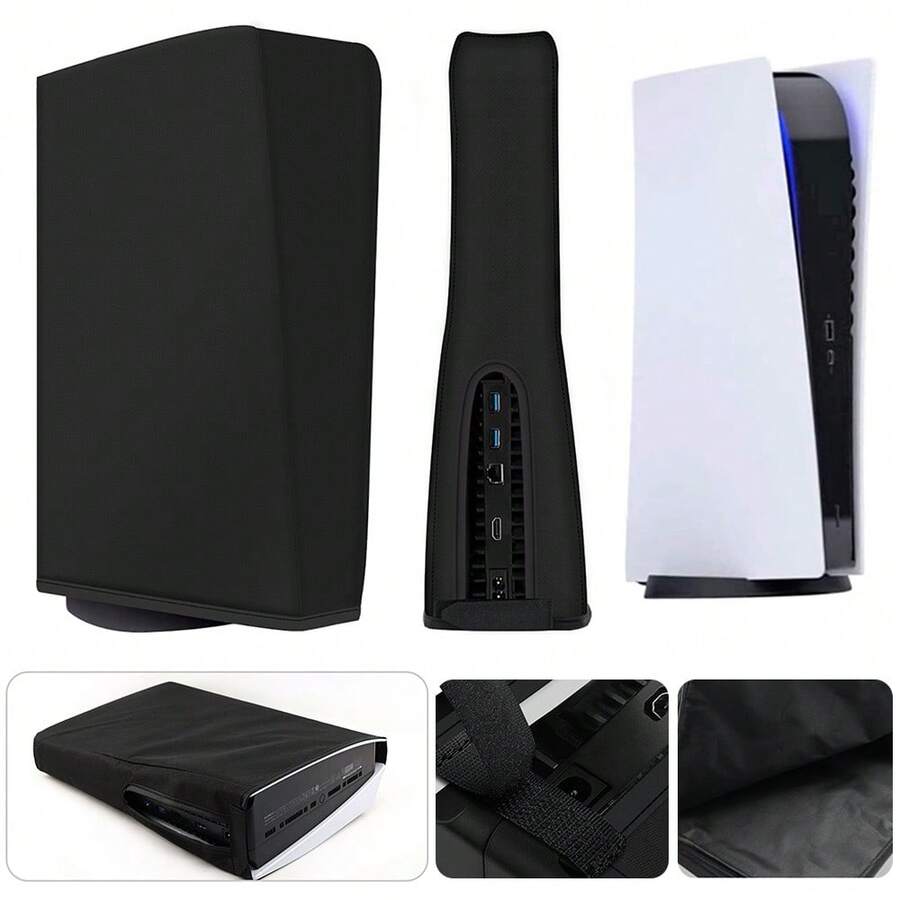 4PCS Anti-Scratch Dust-Proof Case Cover For  Console Optical Drive Digital Version - Black - View 1