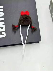 小型宠物针织帽，仓鼠专用小帽子，宠物仓鼠服装帽子，圣诞草帽可调节泰迪仓鼠头饰，泰迪仓鼠服装鹦鹉头饰，玄凤鹦鹉，豚鼠配饰