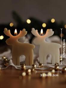 1 pieza Paquete de velas navideñas hechas a mano, que incluye campana, árbol de Navidad giratorio, copos de nieve, hombre de jengibre, alce, castillo, cascanueces, vela decorativa para ambiente, decoración de habitación, regalos de Halloween, regalos de Navidad, regalos para mejores amigos, regalos de graduación, regalos de cumpleaños, regalos de boda, regalos del Día de la Madre, regalos para amantes, regalos para mujeres, niñas, regalos de boda, recuerdos de boda, decoración del hogar, decoraciones de cumpleaños, aroma a pera inglesa y freesia, decoraciones navideñas
