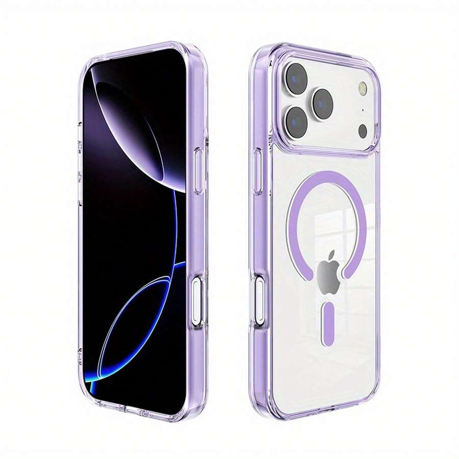 【よく売れる】i Phone 17/17Pro/17Air/17 Pro Max、16 Pro/ 16 pro max、15/ 15 Pro /15 プロマックス、14pro/ 14pro 最大、13pro/ 13pro 大きい、12pro/ 大 12 11、大11promaxシリーズ用透明磁気ワイヤレス充電対応ケース - TPU素材製のスタイリッシュで耐衝撃なミニマルデザイン。 クリア保護カバーで、傷防止と携帯アクセサリーとして最適 - ピンク - チェックする 1