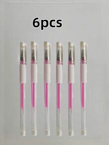 2/4/6/8支装白色眉毛微雕笔，皮肤标记笔，永久化妆纹身定位工具，眉毛绘制工具，万圣节妆容，纹身，价格实惠，圣诞礼物，化妆品，化妆工具，廉价商品，礼物，送她的礼物，圣诞礼物