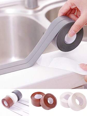 3.8cm Wide Multifunctional Kitchen, Bathroom, Sealing Tape, Self-Adhesive Waterproof Mildew-Proof Sealant Strip