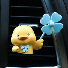 Cute Animal Rotating Windmill Car Air Conditioner Vent Decorations Car Interior Accessories Car Clips - Multicolor - View 12