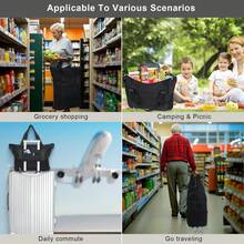 Shopping Bags And Cart - Black - View 7