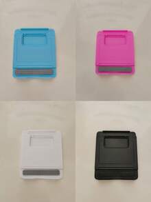 1 pieza Soporte de teléfono móvil Soporte de tableta de escritorio Plegable Portátil Soporte de escritorio encorvado