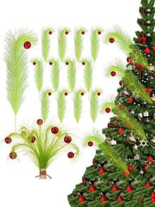 10pcs Faux Pampas Grass Artificial Reeds Large Tall Fluffy Artificial Fake Flower Bulrush Reed Grass Artificial Plants Boho Decor For Wedding Party Decoration, Home Living Room Bedroom Decor, Vase Arrangement, DIY Photoshoot Props Home Decor Christmas Decorations Christmas