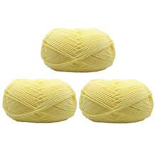3pcs/(140-150g) 4-Ply Milk Yarn, Soft Crochet Knitting Yarn, Approx. 45g/Pc, For DIY Handmade Blankets, Sweaters, Scarves, Shawls, Suitable For All Seasons - Multicolor - View 24