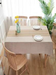 100% wodoodporny prostokątny obrus z PVC, winylowy obrus stołowy, olejoodporny, odporny na rozlanie, zmywalny, plastikowy obrus stołowy do użytku wewnątrz i na zewnątrz (jasnoszary)