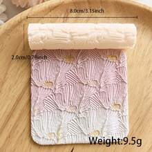 Polymer Clay Texture Rolling Pin, Floral Embossing Polymer Clay Texture Rolling Pin | Embossing Pottery Texture Rolling Pin For Jewelry Making, Similar To Polymer Clay Texture Sheets, Can Be Used With Polymer Clay Cutters, Ideal For DIY Crafts, Art Design And Jewelry Making - Polymer Clay Texture Roller - View 17