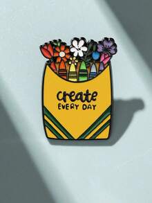 1pc Christmas Brooch, Full Crystal Inlaid Rhinestone Christmas Tree Brooch, Alloy Christmas Jewelry Accessory Costume Accessories Bag Charms Office Accessories