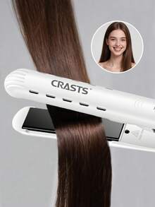 CRASTS Professional Multifunctional Straightener & Curler, Salon Styling Tools For Straightening & Curling, 4 Heat Settings, Suitable For Bangs & Hair Salon Use - US A Type Plug(110-127V) - View 7