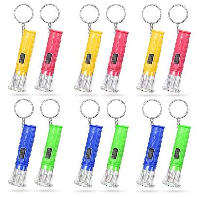 Bộ 8/4/1 đèn pin LED mini móc khóa - Đèn pin mini nhiều màu sắc dùng cho cắm trại ngoài trời, leo núi và chiếu sáng khẩn cấp. Đèn pin LED mini móc khóa - Nhiều màu sắc, đèn pin móc khóa siêu sáng cầm tay, ánh sáng mạnh, món quà tuyệt vời cho các bữa tiệc, Giáng sinh, Ngày của Mẹ, Ngày Valentine và các ngày lễ khác - Quà tặng ngày lễ | Bộ quà tặng móc khóa