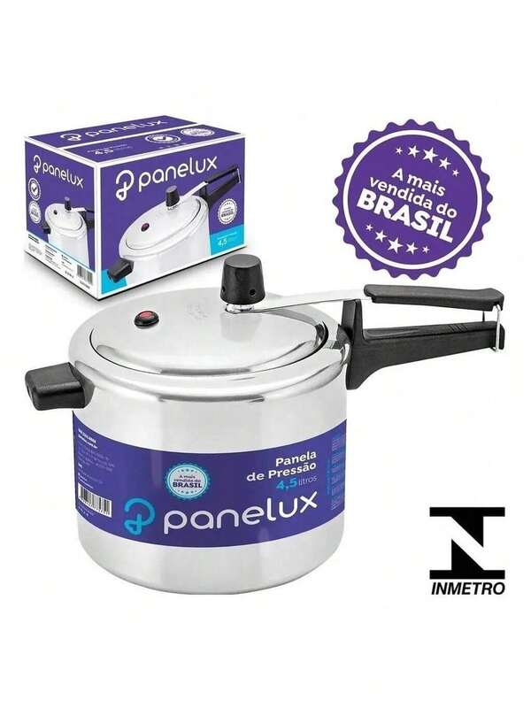 Panela De Pressão 4,5litros Panelux Panela Pressao - Envio Imediato Pronta Entrega