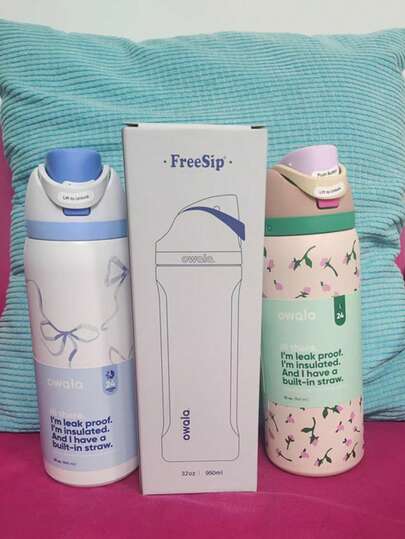 כוס נירוסטה ישרה חדשה לחוץ, דוגמת פרחים, אפשרויות צבע מרובות, עיצוב עיתונות, מינימליסטי ואופנתי, יעיל