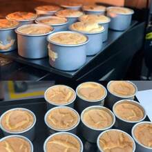 1pc/3pcs/6pcs, Aluminum Alloy Round Cake Mold With Removable Base, Suitable For Making Round Tower Cakes, Cheesecakes, Caramel Candies, And Chocolate Desserts - Essential Mini Tower Pan For Home Baking, Holiday Dessert Mold, Easy-Release Mold