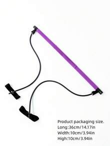 Lila Pilates Stab für Fitness im Innenbereich