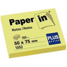 campus Notes adhésives - 50 mm x 75 mm Jaune 100 feuilles - Voir 1