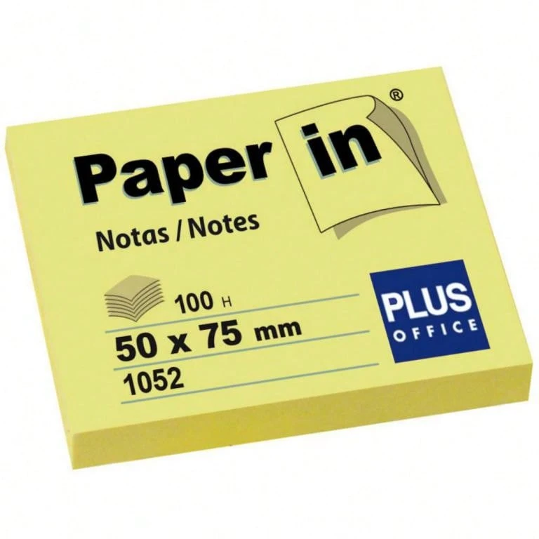 campus Notes adhésives - 50 mm x 75 mm Jaune 100 feuilles - Voir 1