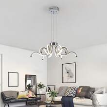 1pc Modern Luxury Gold-Plated Flower LED Color-Changing Crystal Lamp For Living Room, Bedroom, Dining Room, Hotel, No Switch, No Remote Control - Multicolor - View 3