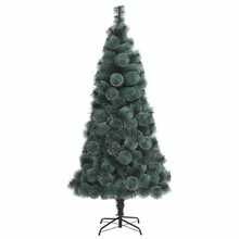Albero di Natale artificiale Larryhot verde 40 x 40 x 180 cm PET, stile di decorazione festiva, molto adatto per Natale, Halloween e altre feste