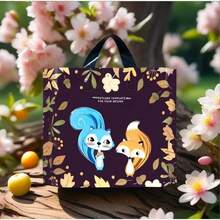 5/10/50pcs Premium Gift Bags, Thank You Shopping Bags With Soft Loop Handles - Multipurpose Shopping And Party Favor Bags For Weddings, Birthdays, And More - Durable Plastic Craft Bags For Home Decor, Room Decor, And Christmas Decorations