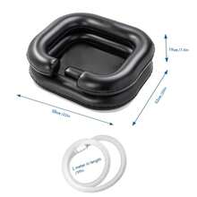 1个充气洗头盆，便携洗头盆，可躺床上洗头的洗头盆，适合卧床不起的病人、坐月子的孕妇、行动不便的老人使用。附赠小枕头，增加舒适感（赠送100米水管）