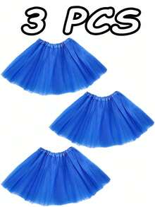 适合 3-12 岁女孩的芭蕾舞裙，三层芭蕾舞服装，适合万圣节家庭派对芭蕾舞圣诞节礼物 - 彩色 - 查看 20