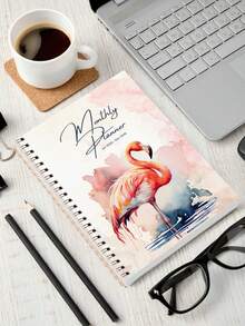 Trees Planificator lunar spiralat A5 2026.1-2026.12 – Calendar 2026 pentru tot anul, cu notițe, liste de activități și pagini cu prezentare generală lunară – Excelent pentru birou, școală și casă, accesorii pentru birou, cadouri de Halloween