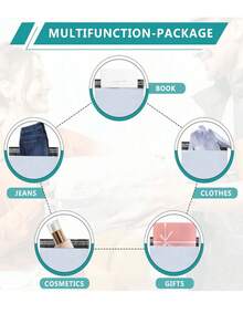 10/20/30/50 bolsas de envío de unicolor, bolsas de embalaje multifuncionales simples para la escuela, la oficina, el envío y el correo de regreso a la escuela, bolsas de mensajería extra grandes y reforzadas, bolsas de correo impermeables, bolsas de embalaje autoadhesivas, bolsas de embalaje sellables, bolsas de almacenamiento logístico, sobres de envío de ropa