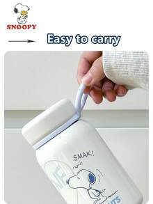 SNOOPY 1 件史努比 380ML 保温杯、牛奶瓶、早餐杯、户外运动水瓶、便携可爱杯、不锈钢车载杯，男女通用 - 彩色 - 查看 6