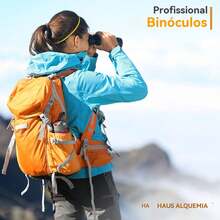 HD Binoculars Telescope Low Light Level Night Vision HD Field Of View, Waterproof And Non-Slip Rubber Suitable For Bird Watching, Travel, Stargazing, Concerts, Camping, Outdoor Tourism - 綠色 - 查看 7