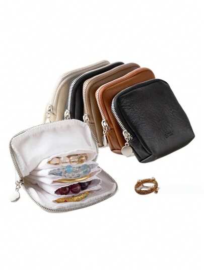 Elegant Travel Jewelry Organizer For Effortless Style, Portable Velvet Bracelet Jewelry Pouch For On-The-Go Glamour, Chic Storage Bag Perfect For Vacations, Weekend Getaways, And Special Occasions, Ideal Gift For Fashion Lovers, Stylish Accessory For Organizing Necklaces, Earrings, And Rings, Must-Have Travel Essential For Every Fashionista, Keep Your Jewelry -Free And Secure While Traveling, Perfect For Holiday Gifting And Seasonal Celebrations, Elevate Your Travel Experience With This Luxurious Jewelry Storage Solution.