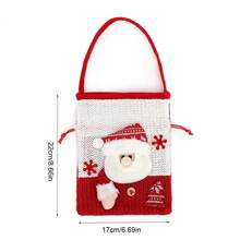 Sacs cadeaux de Noël, sacs cadeaux du Père Noël, sacs à main bonhomme de neige de Noël, sacs cadeaux de pomme du réveillon de Noël, sacs d'emballage de fruits de Noël, sacs cadeaux de bonbons, sacs souvenirs décoratifs