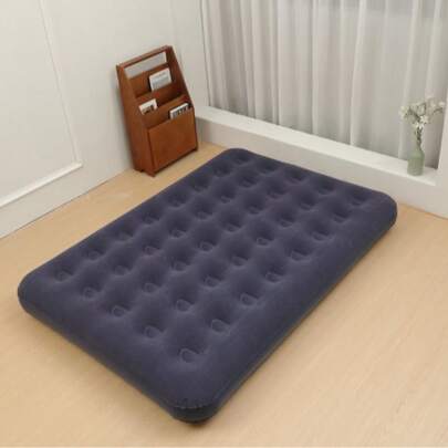 Full Size Camping Air Mattress, Inflatable Bed Blow Up Mattress Camping Sleeping Pad, -Inflatable Bed For Camping, Home & Travel - Portable Foldable Sleeping Pad With Comfortable Airbed Design (Navy Blue Color), Highquality Airbed, Reinforced Seams, Outdoor Enthusiasts, Mattress For Camping, Portable Mattress, Camping Couch, Sleeping Pad Camping, Camping Mat