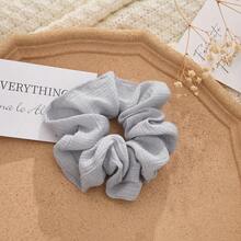 7/1pc Retro Minimalist Fashion Elegant Solid Color Elastic Hair Tie, Versatile Scrunchie For Women ,Ponytail Holders ,Hair Elastics ,Hair Rubber Bands ,Scrunchies ,Hair Rope