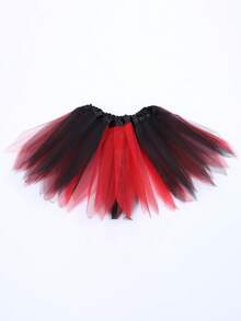 Gonna tutu casual in poliestere a colori sfumati, versatile e multicolore, adatta per Ognissanti, Natale, 30cm per teenager, 40cm per adulti, cosplay, feste in campus, running, arcobaleno, linea A