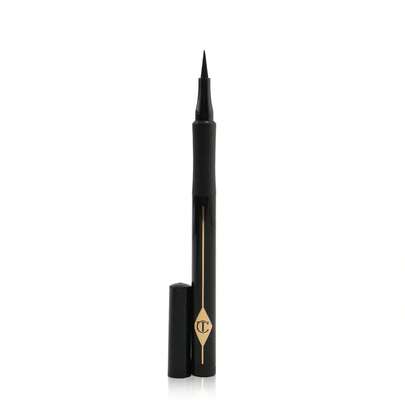 Charlotte Tilbury Charlotte Tilbury The Feline Flick Waterproof Liquid Eyeliner #Panther Color 1ml/0.03 Oz - Black Eyeliner Pen With A Quick-Drying, Matte Formula, Enriched With Intense, Highly-Pigmented Color Pay-Off